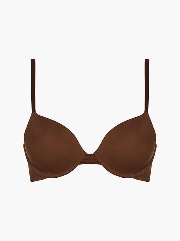 Calvin Klein USA T-Shirt - Perfectly Fit Flex Womens Bra Brown 3217064-XC